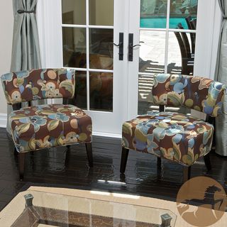 Christopher Knight Home Jacqueline Floral Accent Chairs (set Of 2)