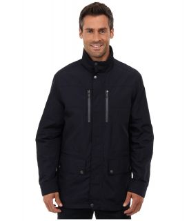 Weatherproof Ultra Oxford Stand Collar Anorak Mens Coat (Black)