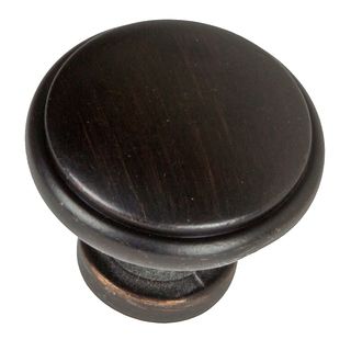 Gliderite 1.125 inch Oil rubbed Bronze Round Ring Cabinet Knobs (pack Of 10)