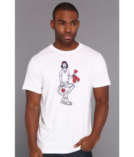 Boast Lobsterman T Shirt Mens Short Sleeve Pullover (White)