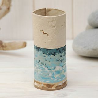 gull seascape ceramic vessel by katie mac ceramics