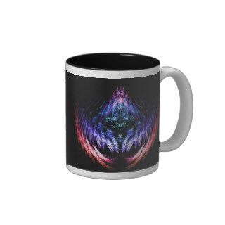 Vibrating Color Purple, Pink and Blue Mugs