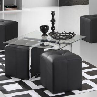 dCOR design Botero Coffee Table with Stools