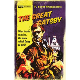 classic books with a pulp fiction cover by berylune