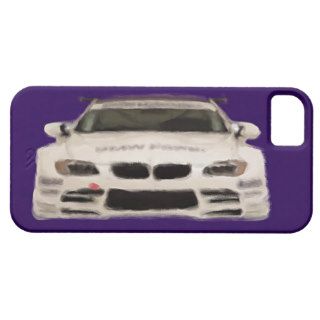BMW M3 Racing Car Hand Painted Art Brush Template iPhone 5 Covers