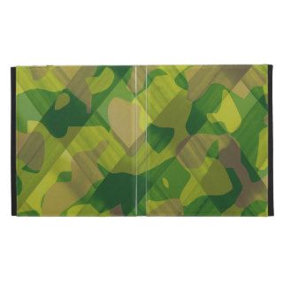 Camo Leaves Camouflage Pattern Gifts iPad Folio Cases