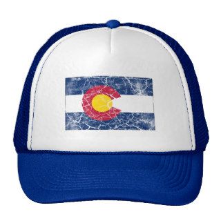 Colorado State Flag Vintage Trucker Hats