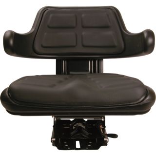 A & I 5-Position Black Seat — Black, Model# W223BL  Lawn Tractor   Utility Vehicle Seats