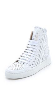 MM6 Maison Martin Margiela Perforated High Top Sneakers