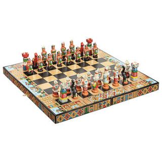 handcrafted fair trade chess set by traidcraft