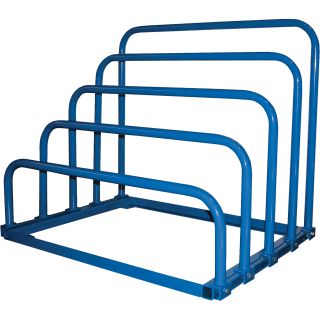 Vestil Variable Height Sheet Rack — 47in.W x 36in.D x 40in.H, 4 Bays, Bolted, Model# VHSR-4B  Warehouse Style Storage Racks