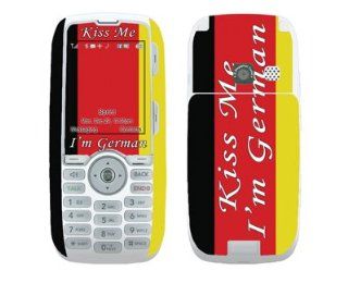System Skins "Kiss Me German" Skin Decal for LG Rumor LX260 Cell Phone   Includes FREE Wallpaper Cell Phones & Accessories
