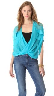 Funktional Micro Fold Front Blouse