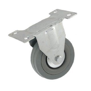 Replacement 3 Inch Rubber Tire Top Plate Caster Wheel