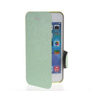 MOONCASE Slim Flip Wallet Card Pouch Stand Leather Shell Case Cover For Apple iPhone 5C Green Cell Phones & Accessories