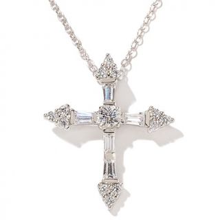 .52ct Absolute™ Cluster Cross Pendant with 17" Chain