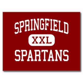 Springfield   Spartans   High School   Akron Ohio Postcards
