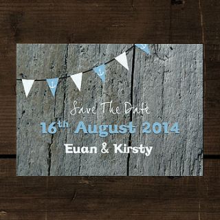 driftwood wedding save the date by feel good wedding invitations