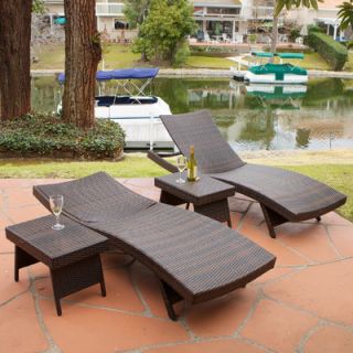 Home Loft Concept Haage Outdoor Adjustable Lounge (Set of 2)