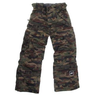 Ride Charger Snowboard Pants Distorted Camo Print   Kids, Youth 2014