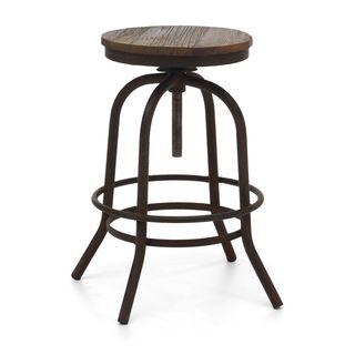 Twin Peaks Distressed Natural Counter Stool Bar Stools