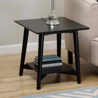 Sterling End Table in Soft Black Finish Coffee, Sofa & End Tables