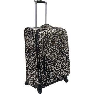 Nicole Miller NY Luggage 24 Camo Cheetah Expandable Spinner