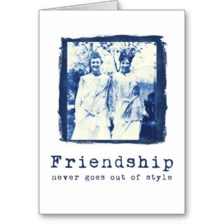 Vintage Photo Friendship Card