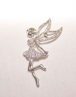 tinkerbell fairy brooch by diamond affair