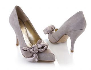 marilyn suede court shoes by rachel simpson
