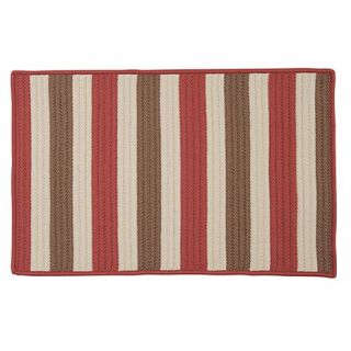 Colonial Mills Stripe It 5' x 8' Rug   Terracotta