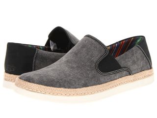 Black Nubuck Moroccan Stripe Canvas Night Nubuck