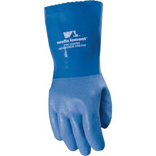Wells Lamont Heavy-Duty PVC Gloves — Large, Model# 174  Chemical Resistant Gloves