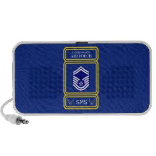USAF Senior Master Sergeant Logo Portable Speaker