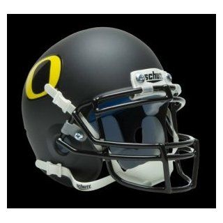 Oregon Ducks Schutt Mini Helmet   Black w/DG Decal Alternate Helmet   Sports Related Collectible Mini Helmets