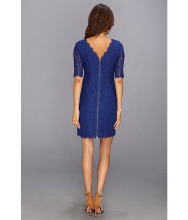 Adrianna Papell Lace Sheath with Elbow Sleeve Dress