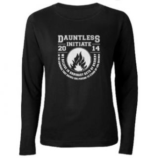  Divergent   Dauntless Initiate Long Sleeve T Shirt Women's Long Sleeve Dark T Shirt Clothing
