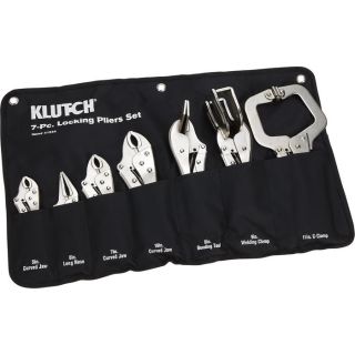 Klutch Locking Pliers Set — 7-Pc.  Locking Pliers