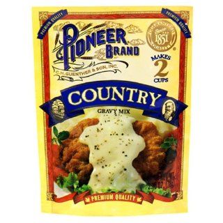 Pioneer Brand Gravy Mix, Country, 2.75 Ounce Packets (Pack of 24)  Grocery & Gourmet Food
