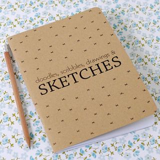 doodles, scribbles and sketches notebook by the green gables
