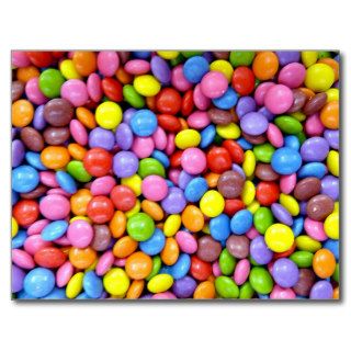 Colorful Candy Post Card