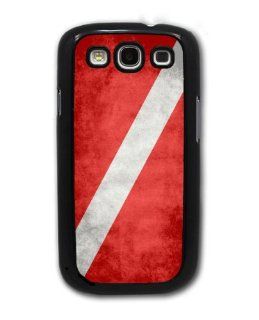 Scuba Diver Down Flag   Samsung Galaxy S3 Cover, Cell Phone Case   Black Cell Phones & Accessories