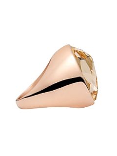 Aurora 18ct Rose Gold Plated Cocktail Ring Rose Gold