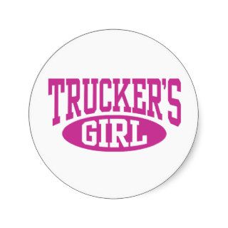 Trucker's Girl Stickers
