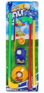 Toy Golf Set With Putter, Wedge And Wood Club [Toy] Toys & Games