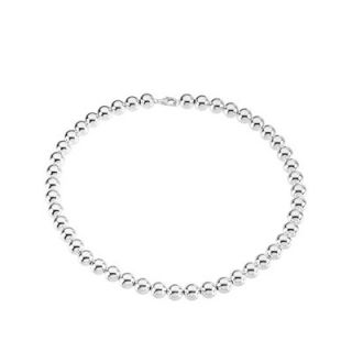 Jewelryweb Sterling Silver 1mm Bead Necklace