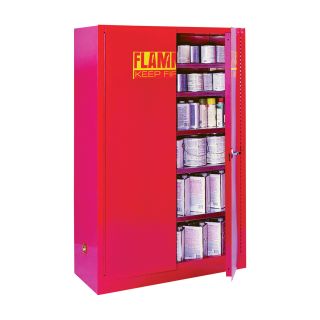 Sandusky Lee Paint & Ink Storage Cabinet — 5 Shelves, 43in.W x 18in.D x 65in.H, Model# PC60  Storage Cabinets