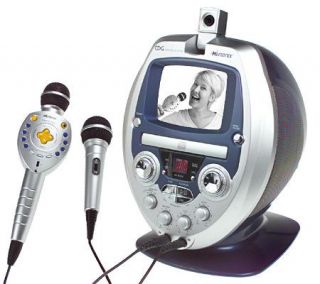 Memorex Karaoke System w/Video Camera, 5 Monitor & 2 Mics —