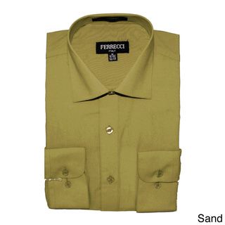 Ferrecci Men's Long Sleeve Slim Fit Collared Dress Shirt Ferrecci Dress Shirts