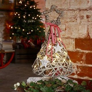 twiggy starry christmas tree with led lights by lisa angel homeware and gifts